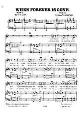 télécharger la partition d'accordéon When Forever has gone au format PDF