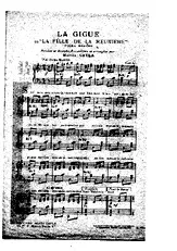 télécharger la partition d'accordéon LA GIGUE  ( la fille de la meunière ) au format PDF