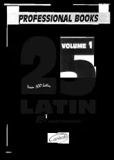 télécharger la partition d'accordéon 25 Latin (Professional Books) (Eb Instruments) (Volume 1) au format PDF