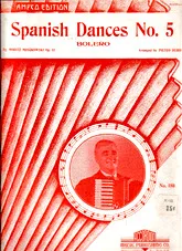 télécharger la partition d'accordéon Spanisch Dances N°5 au format PDF
