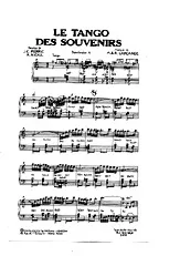 télécharger la partition d'accordéon LE TANGO DES SOUVENIRS au format PDF