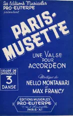 télécharger la partition d'accordéon PARIS MUSETTE au format PDF
