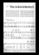 télécharger la partition d'accordéon When the Saints go marching in au format PDF