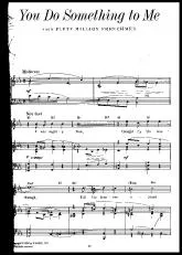 télécharger la partition d'accordéon You do something to me au format PDF