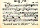télécharger la partition d'accordéon Gerbe d'or au format PDF