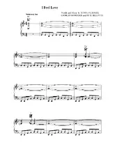 télécharger la partition d'accordéon I feel love au format PDF