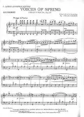 télécharger la partition d'accordéon Voices of Spring au format PDF
