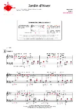 télécharger la partition d'accordéon Jardin d'hiver (Niveau 2) au format PDF