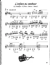 télécharger la partition d'accordéon L'ENFANT AU TAMBOUR (THE LITTLE DRUMMER)  au format PDF