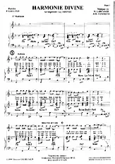 télécharger la partition d'accordéon Harmonie Divine au format PDF