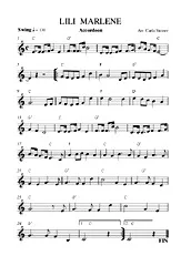 télécharger la partition d'accordéon LILI MARLENE Accordeon au format PDF