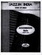 télécharger la partition d'accordéon Song of India au format PDF