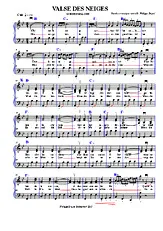 télécharger la partition d'accordéon Valse des neiges (Schneewalzer) au format PDF