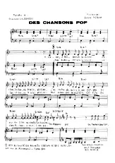 télécharger la partition d'accordéon Des chansons pop au format PDF