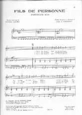télécharger la partition d'accordéon Fils de personne (Fortunate son) au format PDF
