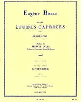 télécharger la partition d'accordéon Douzes Études Caprices pour Saxophone  au format PDF
