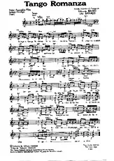 télécharger la partition d'accordéon Tango Romanza au format PDF