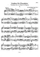 télécharger la partition d'accordéon Studien Für Pianoforte / Variationen über Ein thema von Paganini / Etudes pour Pianoforte / Variations sur un thème de Paganini  au format PDF
