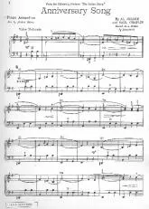 télécharger la partition d'accordéon ANNIVERSARY SONG au format PDF