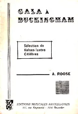 télécharger la partition d'accordéon GALA A BUCKINGHAM au format PDF