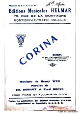 télécharger la partition d'accordéon Corina au format PDF