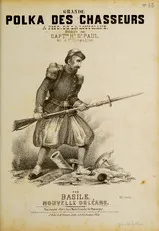 télécharger la partition d'accordéon Grande Polka des chasseurs (A pied, de la Louisiane) au format PDF