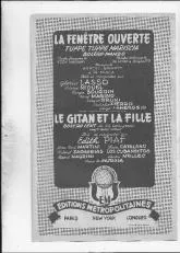 télécharger la partition d'accordéon Le Gitan et la fille (orchestration complète) au format PDF