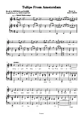 télécharger la partition d'accordéon TULIPS FROM AMSTERDAM au format PDF