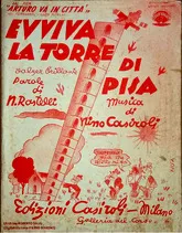 télécharger la partition d'accordéon Evviva La Torre Di Pisa (Film 'Arturo va in citta') au format PDF