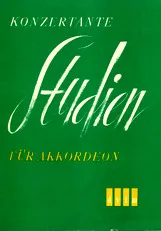 télécharger la partition d'accordéon Konzertante studien für akkordeon au format PDF