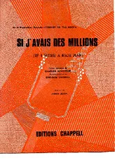 télécharger la partition d'accordéon Si J'avais des millions (If I were a rich man) au format PDF