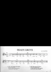télécharger la partition d'accordéon Shady Grove au format PDF