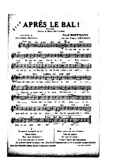 télécharger la partition d'accordéon APRES LE BAL au format PDF