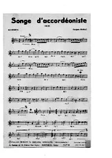 télécharger la partition d'accordéon SONGE D'ACCORDEONISTE au format PDF