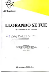 télécharger la partition d'accordéon LLORANDO SE FUE (LA LAMBADA) au format PDF