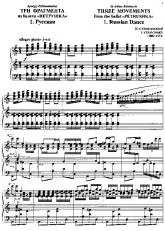 télécharger la partition d'accordéon Three Movements From Petrushka (Trois mouvements de Petrushka) (Piano) au format PDF