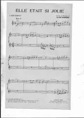 télécharger la partition d'accordéon Elle était si jolie (orchestration suite) au format PDF