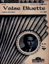 télécharger la partition d'accordéon Valse Bluette au format PDF