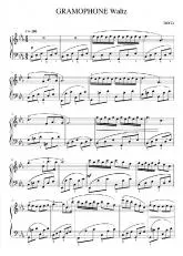 télécharger la partition d'accordéon gramophone waltz au format PDF