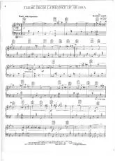 télécharger la partition d'accordéon Theme from Lawrence of Arabia au format PDF