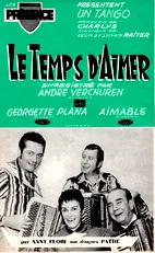 télécharger la partition d'accordéon Le temps d'aimer ( Orchestration ) au format PDF