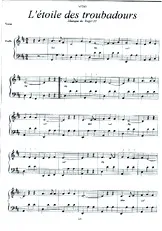 télécharger la partition d'accordéon L'Etoile des Troubadour  au format PDF