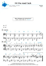 télécharger la partition d'accordéon Hit the road Jack (Niveau 3) au format PDF