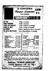 télécharger la partition d'accordéon Le compositeur Reyre Samson vous présente : 6 Morceaux garantis 100% Accordéon / Album n°3 au format PDF