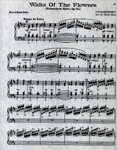 télécharger la partition d'accordéon Waltz of the Flowers 2 au format PDF