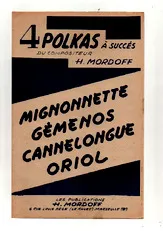 télécharger la partition d'accordéon MIGNONNETTE. GEMENOS.CANNELONGUE.ORIOL au format PDF