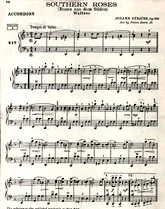 télécharger la partition d'accordéon Southern Roses Waltz au format PDF
