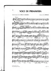 télécharger la partition d'accordéon Voci di Primavera (Voices of Spring) au format PDF