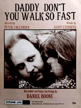télécharger la partition d'accordéon Daddy don't you walk so fast au format PDF