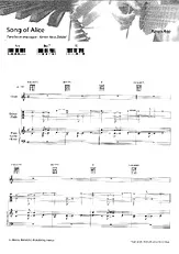 télécharger la partition d'accordéon Song of Alice au format PDF